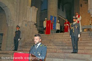 La messa in onore di san Matteo patrono della guardia di finanza