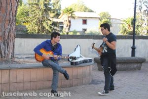 I ragazzi che suoneranno con Morandi nel video girato a Viterbo
