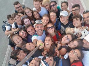 Civita Castellana – Don Maurizio con i suoi ragazzi