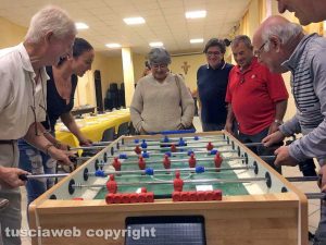 La partita a biliardino