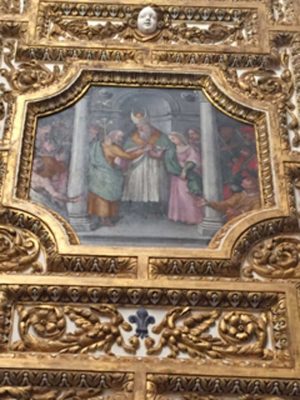 Vallerano - Il dipinto Matrimonio della Vergine