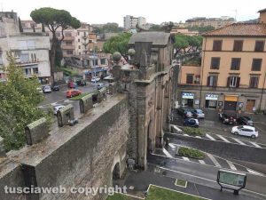Porta Fiorentina vista dal museo
