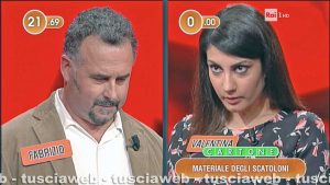 Valentina Ciorba all'Eredità (destra)