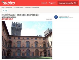 Il castello di Torre Alfina in vendita su Subito.it