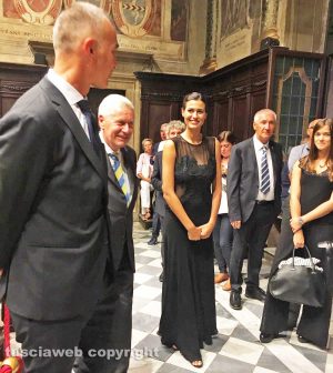 Viterbo - Santa Rosa - Alice Sabatini con Raffaele Ascenzi e Leonardo Michelini