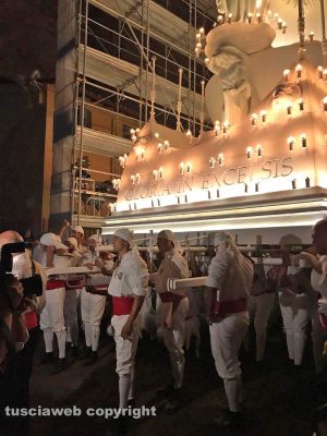 Viterbo - Santa Rosa - La partenza di Gloria
