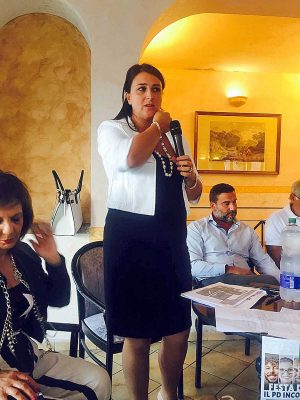 Festa democratica del Pd - Luisa Ciambella all'incontro di Bagnaia
