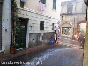 Maltempo - Strade allagate a Tarquinia