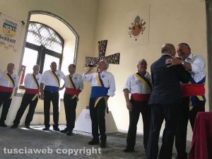 Viterbo - Santa Rosa - Trasporto 2017 - Il raduno dei facchini a palazzo dei Papi