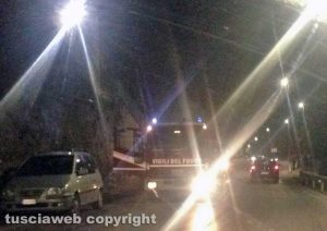 Civita Castellana - Auto in fiamme