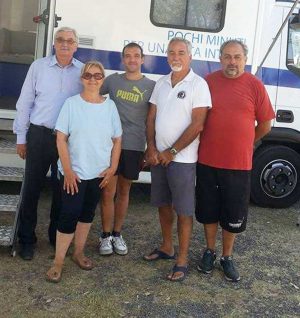 Tarquinia - I consiglieri e il vicepresidente dell'Avis