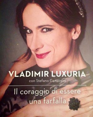 La copertina del libro di Vladimir Luxuria 