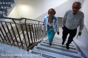 Viterbo - L'assessore Ricci con il dirigente scolastico dell'Egidi 