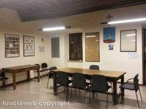 La sala consiliare dell’Università Agraria di Vasanello