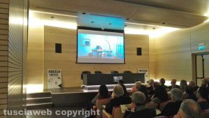 Viterbo - La proiezione del film Faccia a faccia