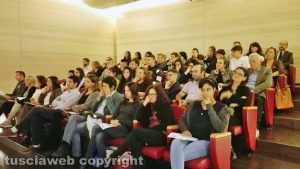 Viterbo - La proiezione del film Faccia a faccia