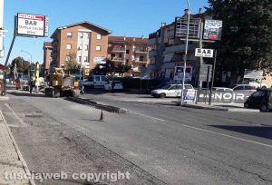 Viterbo - I lavori sulla Teverina
