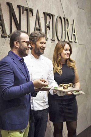 Salvatore Forieri con la moglie Serena Getuli e Cracco