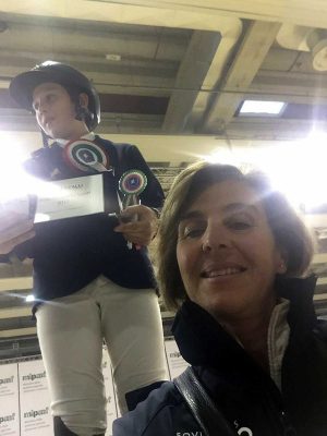 Alice Perugi e Gualtiero Nepi brillano alla fiera internazionale dei cavalli