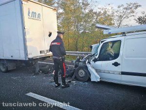 Soriano - Incidente sulla superstrada
