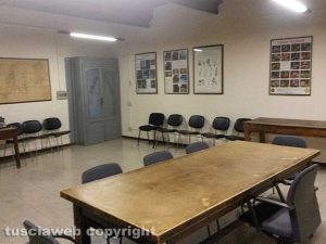 La sala consiliare dell’Università Agraria di Vasanello