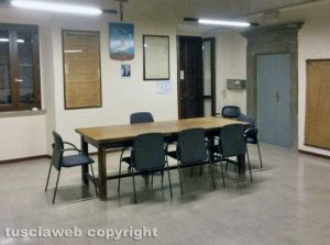 La sala consiliare dell’Università Agraria di Vasanello