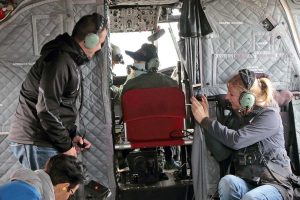 Esercito - Viterbo - Simon vola con un elicottero dell'Aves