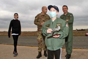 Esercito - Viterbo - Simon vola con un elicottero dell'Aves
