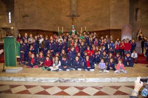 Viterbo - Piazza S. Lorenzo - Inaugurazione anno scolastico dell'Istituto paritario G. Merlini 