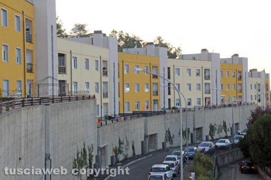 Le case popolari a Bagnaia - Serpentone