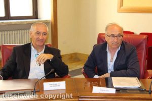 Viterbo - Consiglio provinciale - Livio Treta e Massimo Paolini