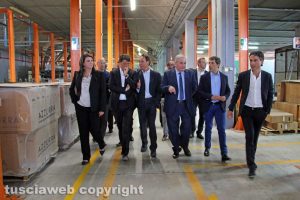 Castel Sant'Elia - Matteo Renzi all'Azzurra Ceramica