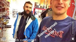Jacopo Polidori e Luca Santini nella foto su Instagram