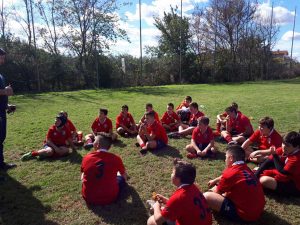 L'Under 12 in campo per il concentramento