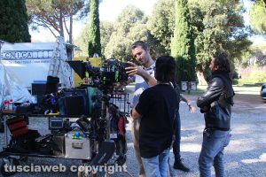 Bagnaia - Villa Lante - Le riprese della serie tv "I Medici"