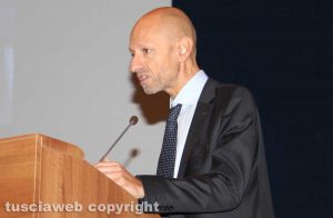 Viterbo - Università della Tuscia - Il rettore Alessandro Ruggieri