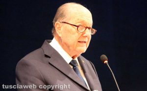 Viterbo - Università della Tuscia - Il presidente della Corte costituzionale Paolo Grossi