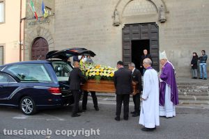 Viterbo - I funerali di Rocco De Pace