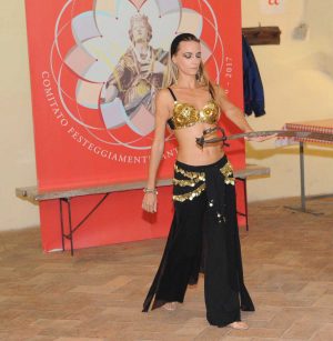 Elisa Anzellotti alla cena del panathlon
