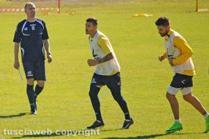 Sport - Calcio - Viterbese - Il primo allenamento di Federico Nofri