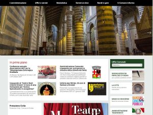 Il sito internet del comune di Orvieto
