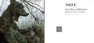 Il Parco dei mostri di Bomarzo su Vogue