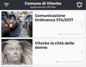 L'app del comune di Viterbo