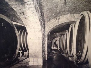 Una vecchia immagine della cantina