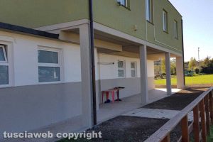 Viterbo - I nuovi spogliatoi del campo da rugby