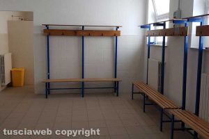 Viterbo - I nuovi spogliatoi del campo da rugby
