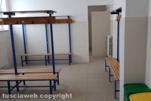 Viterbo - I nuovi spogliatoi del campo da rugby