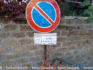Il parcheggio chiuso a Grotte Santo Stefano