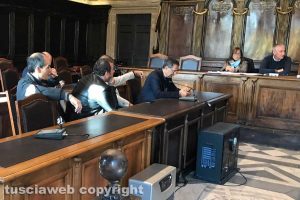 Viterbo - La riunione della seconda commissione