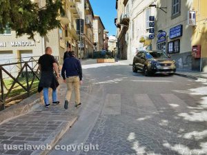 Viterbo - Lavori in via Cairoli